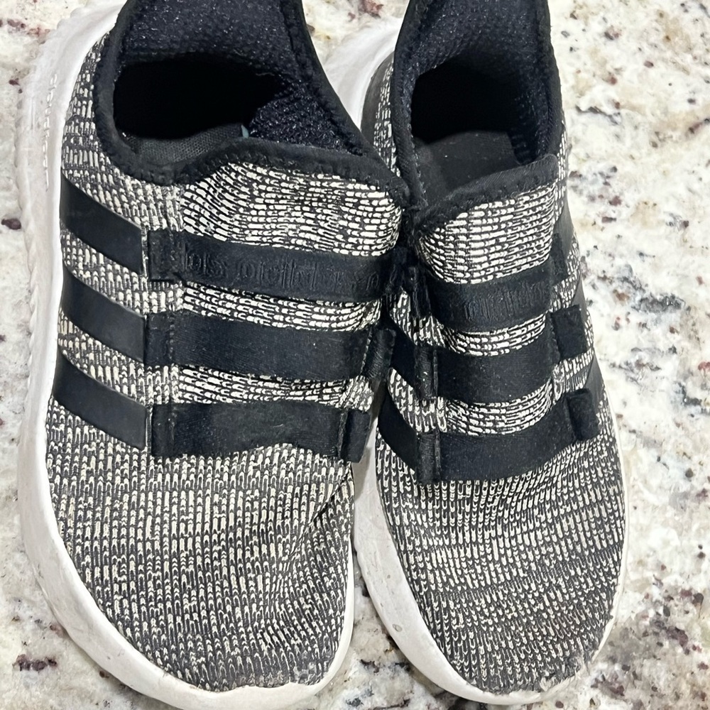 Adidas Black and White Sneakers - Picture 3 of 5